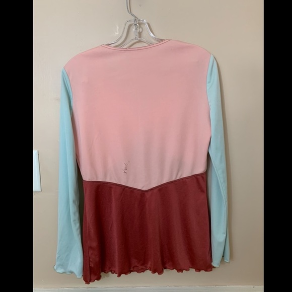 1970s Vintage Tri Color Top - Picture 3 of 3